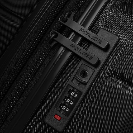 Police London 4 ruote Carrello 64 cm con piega di espansione