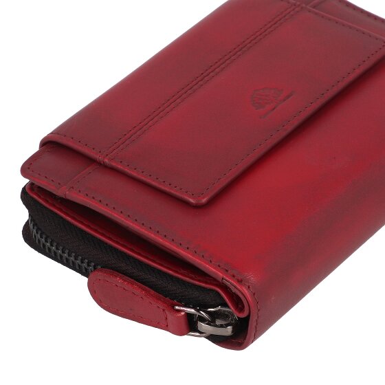 Greenburry Destressed Portafoglio Protezione RFID Pelle 13.5 cm