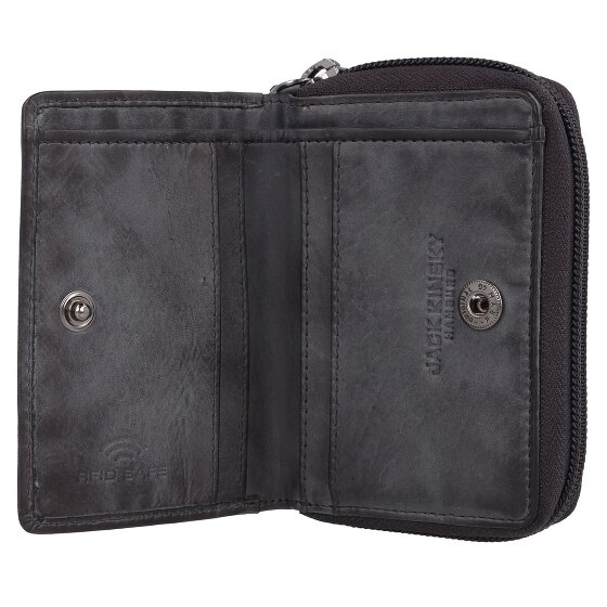 Jack Kinsky Portafoglio Nelson RFID in pelle 11 cm