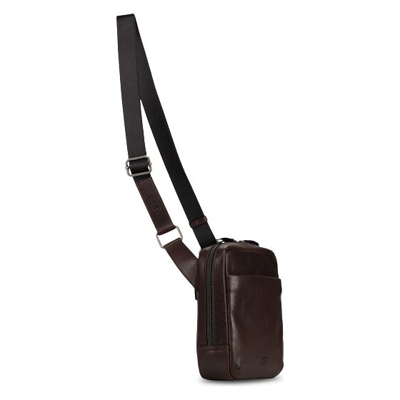 Jost Glasgow Borsa a tracolla XS Protezione RFID Vera Pelle 20 cm