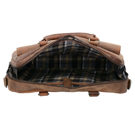Harold's Antic Collection Cartella in pelle 40cm Scomparto per laptop