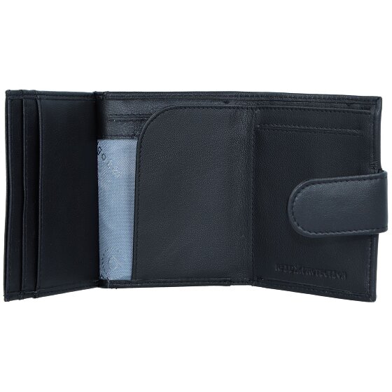 bugatti Portafoglio intelligente sicuro RFID in pelle 8 cm