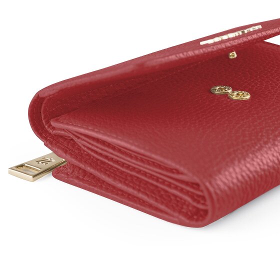 Lazarotti Bologna Portafoglio XL in pelle con scomparto con zip 14 cm