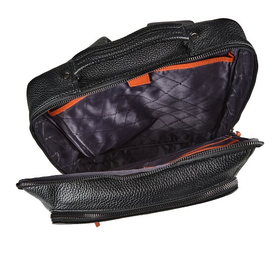 Braun Büffel Novara Zaino da lavoro Vera Pelle 40 cm Vano porta PC