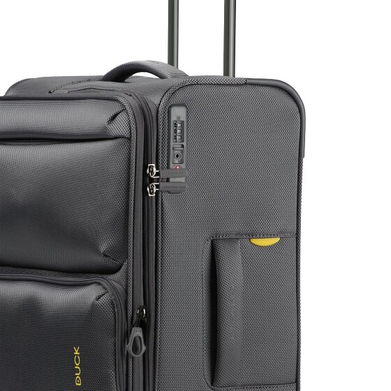 Mandarina Duck Zephyr 4 ruote Carrello M 67 cm con piega di espansione