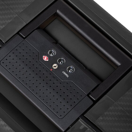 Redolz Essentials 15 Set di valigie da 4 ruote con 4 ruote S+L con chiusura a tre punti