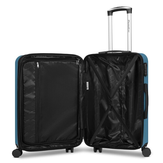 Check.In Paradise 2.0 4 ruote Set di valigie 3 pezzi con piega di espansione