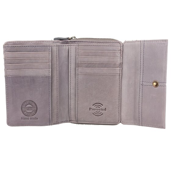Greenland Nature Portafoglio Nature Soft RFID in pelle 13 cm