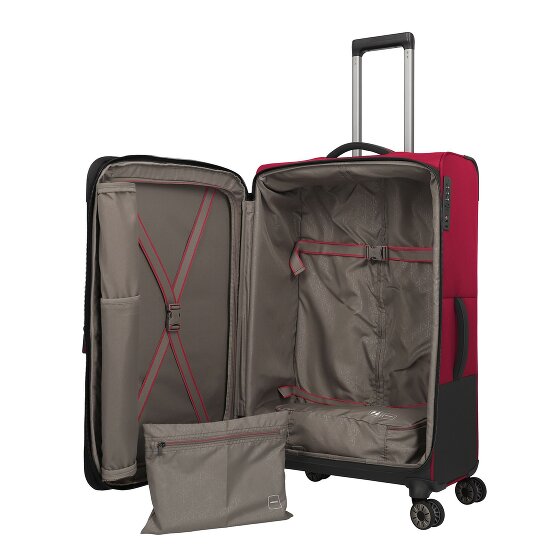 Travelite Crosslite 5.0 4 ruote Carrello L 77 cm con piega di espansione