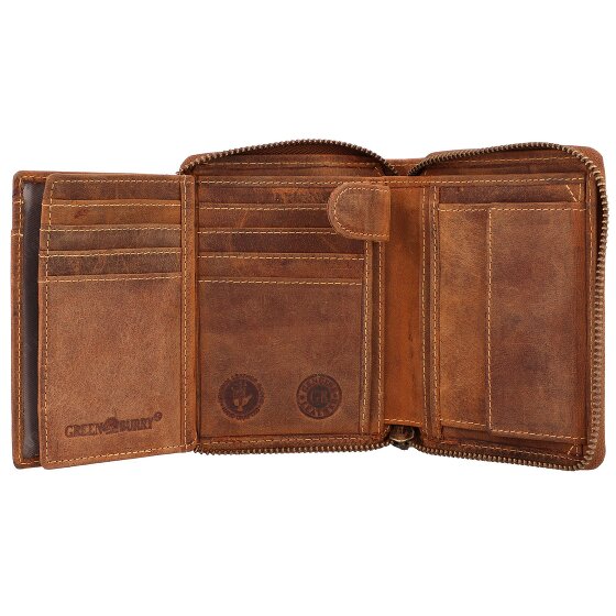 Greenburry Vintage Portafoglio Vera Pelle 12.5 cm