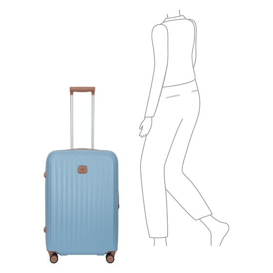 Bric's Taormina 4 ruote Carrello M 69 cm con piega di espansione