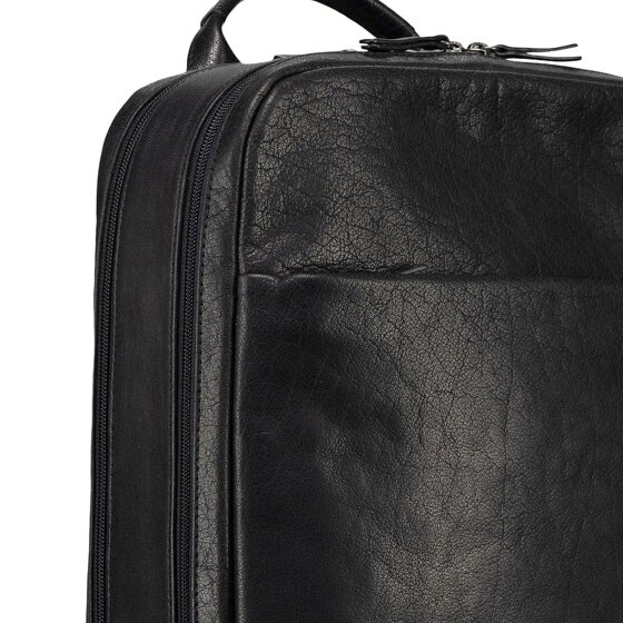 Jost Glasgow Zaino da giorno Protezione RFID Vera Pelle 44 cm Vano porta PC