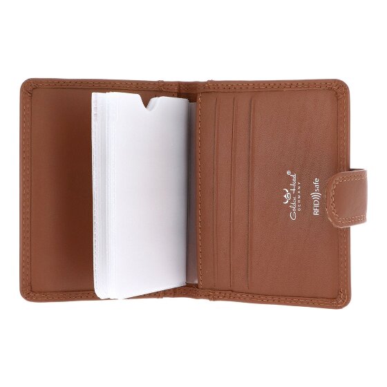 Golden Head Polo Custodia per carta di credito Protezione RFID Vera Pelle 8 cm