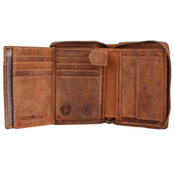 Greenburry Vintage Portafoglio Vera Pelle 12.5 cm