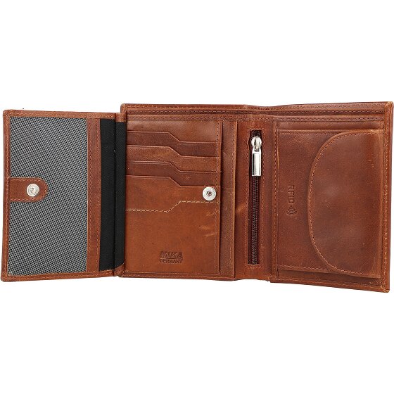 Mika Portafoglio RFID in pelle 9,5 cm