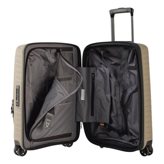 Stratic Novium 4 ruote Carrello della cabina S 55 cm Scomparto per laptop con piega di espansione