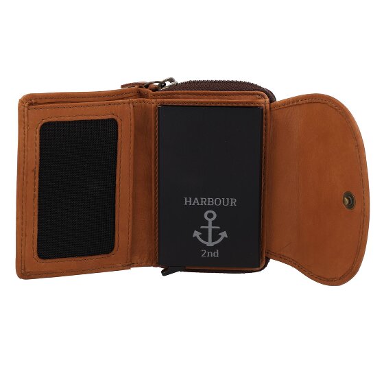 Harbour 2nd Maeve Portafoglio Protezione RFID Vera Pelle 9 cm