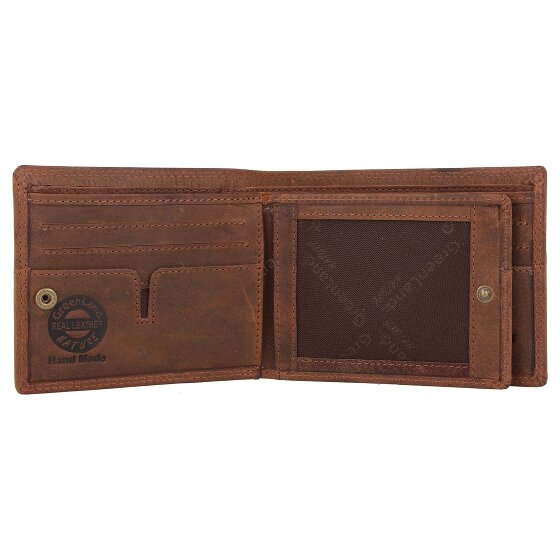 Greenland Nature Montenegro Portafoglio RFID in pelle 12 cm
