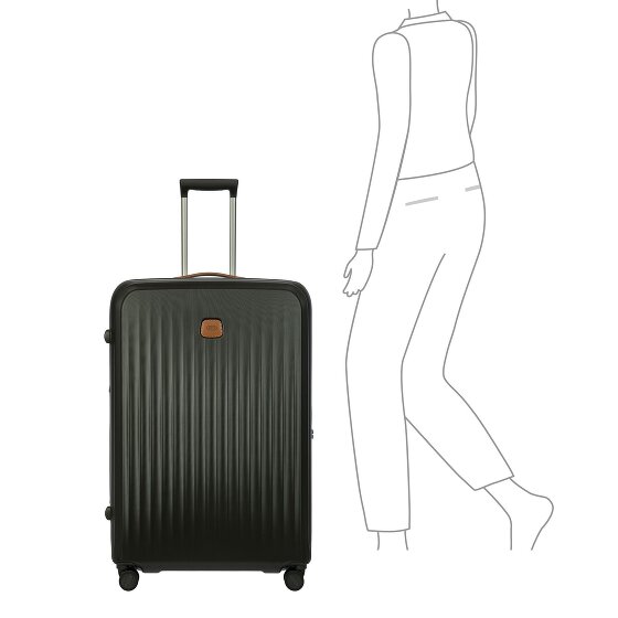 Bric's Taormina 4 ruote Carrello L 82 cm con piega di espansione