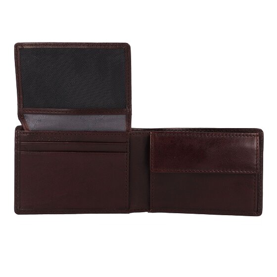 Braun Büffel Arezzo Portafoglio Protezione RFID Pelle 10.5 cm