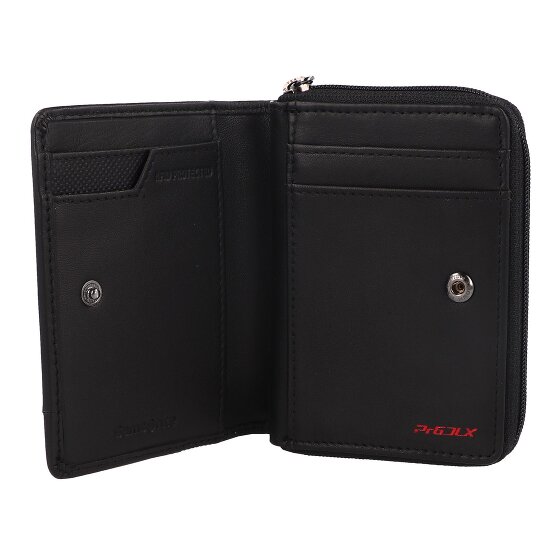 Samsonite Pro-DLX 6 Portafoglio Protezione RFID Vera Pelle 8 cm