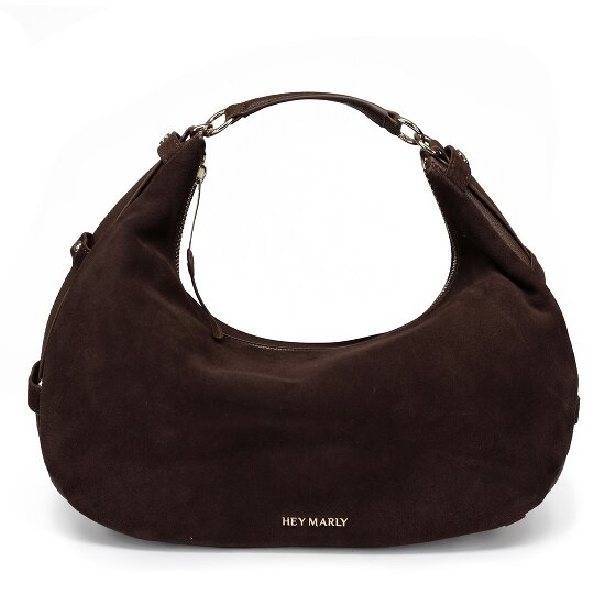Hey Marly Lifetime Sister Suede Borsa a spalla M Vera Pelle 35 cm
