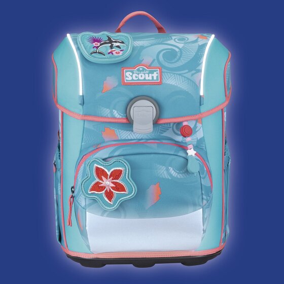 Scout Neo Exklusiv Safety Light Set di borse per la scuola 5 pezzi Scout Neo Exklusiv Safety Light Set di borse per la scuola 5 pezzi