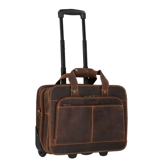 Greenburry Vintage 2 ruote Carrello business 33 cm Scomparto per laptop