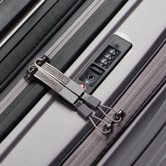 Bergpfeil Travel 4 ruote Carrello della cabina 55 cm Scomparto per laptop con piega di espansione