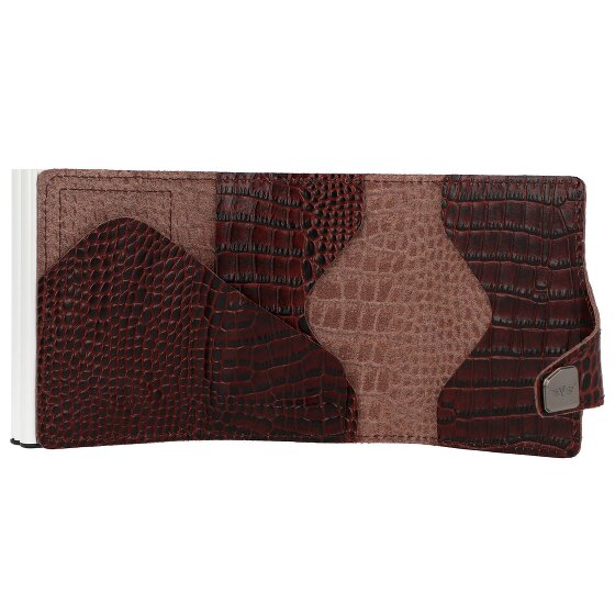 Tru Virtu Custodia per carte di credito Click & Slide Portafoglio RFID in pelle 6,5 cm