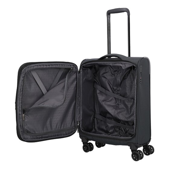 Travelite Corsiica 4 ruote Carrello della cabina S 55 cm con piega di espansione
