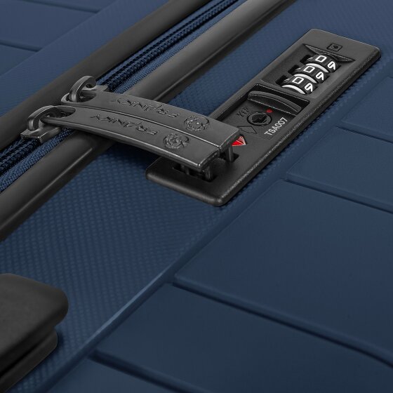 Franky Dallas 3.0 Set di valigie a 4 ruote 3 pezzi con pieghe elastiche