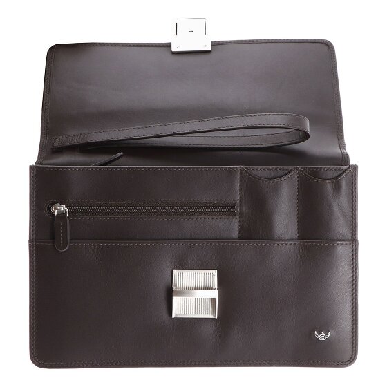 Golden Head Polo Uomo Borsa da polso in pelle 23 cm