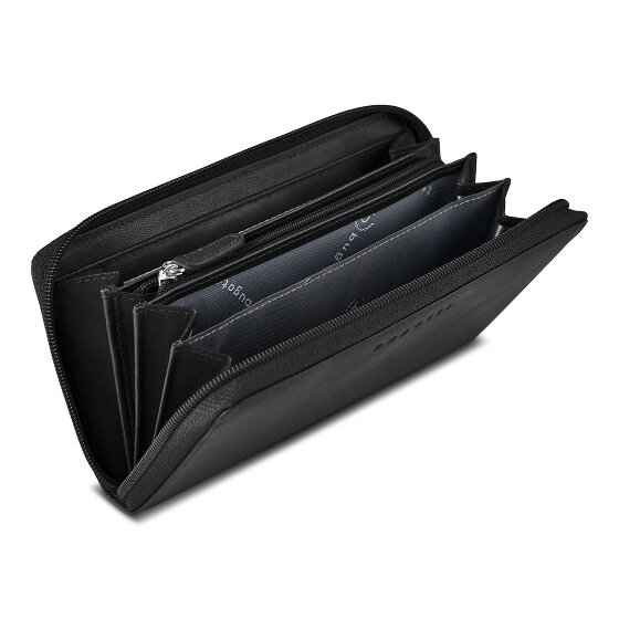bugatti Valencia Portafoglio Protezione RFID Vera Pelle 20 cm