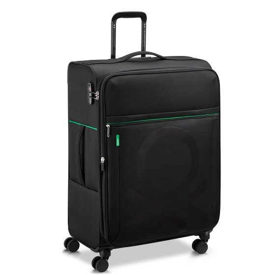 Delsey Paris x United Colors of Benetton Colour Block Trolley a 4 ruote da 77 cm con piega ad espansione