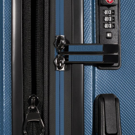 Redolz Essentials 14 4 ruote Set di valigie 2 pezzi con piega di espansione