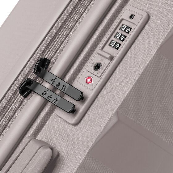 d&n South Dakota 4 ruote Carrello L 76 cm con piega di espansione