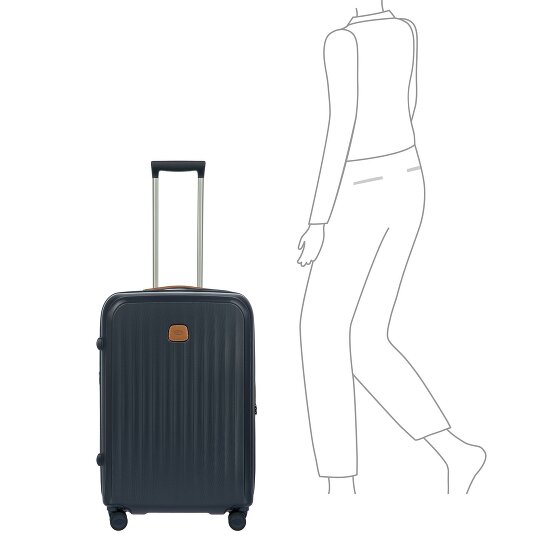 Bric's Taormina 4 ruote Carrello M 69 cm con piega di espansione