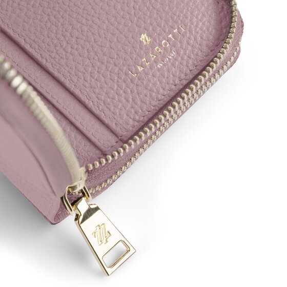 Lazarotti Portafoglio Bologna in pelle XL con doppia chiusura a zip, protezione RFID, 20 cm
