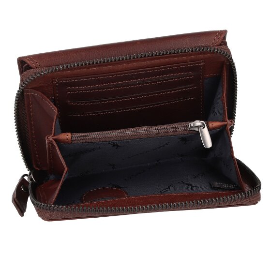 Jack Kinsky Portafoglio Protezione RFID Pelle 13.5 cm
