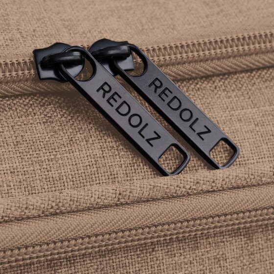 Redolz Essentials 12 THREE SET 4 ruote Set di valigie 3 pezzi con piega di espansione