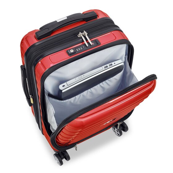 Delsey Paris Shadow 5.0 Trolley da cabina a 4 ruote Scomparto per laptop da 55 cm con piega a espansione