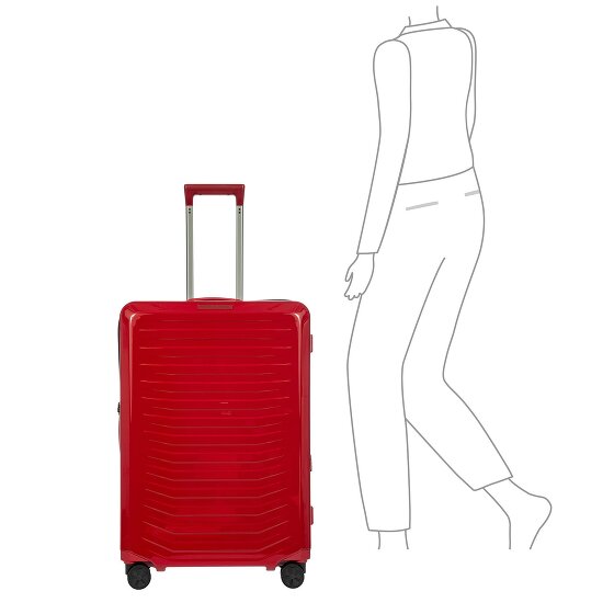 Porsche Design Roadster 4 ruote Carrello L 75 cm con piega di espansione