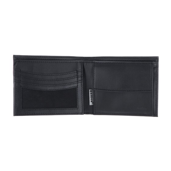 oxmox Leather Portafoglio Protezione RFID Vera Pelle 12 cm