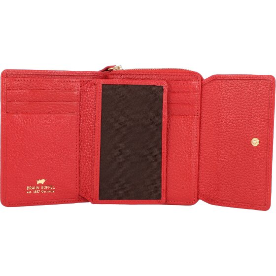 Braun Büffel Asti Portafoglio RFID in pelle 12 cm