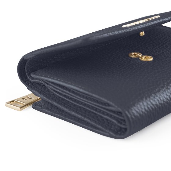 Lazarotti Bologna Portafoglio XL in pelle con scomparto con zip 14 cm