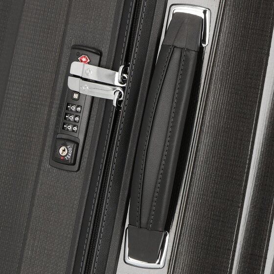Samsonite Lite-Cube Dlx Chrome 4 ruote Carrello 68 cm