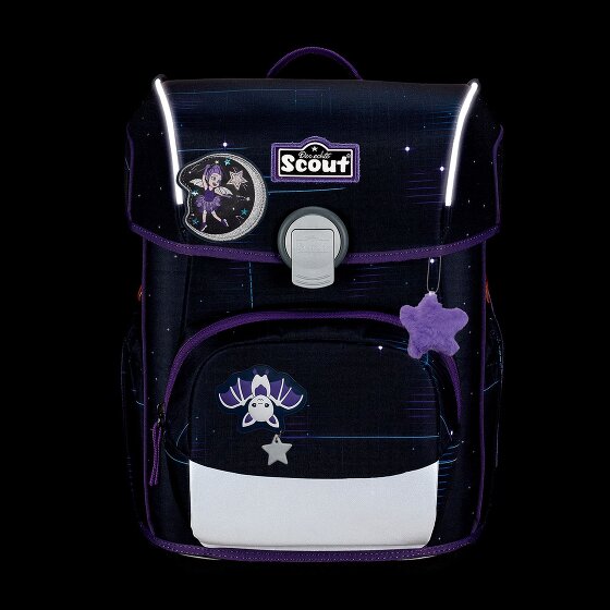 Scout Neo Exklusiv Safety Light Set di borse per la scuola 5 pezzi