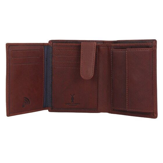 Jack Kinsky Portafoglio Protezione RFID Pelle 12 cm