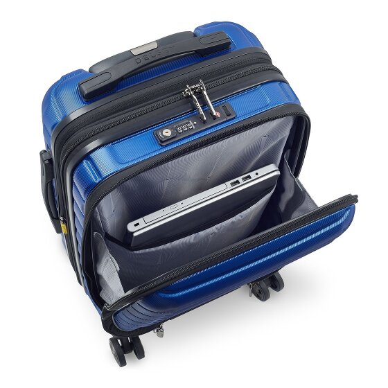 Delsey Paris Shadow 5.0 Trolley da cabina a 4 ruote Scomparto per laptop da 55 cm con piega a espansione